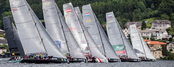 Marina and rigging detail on the water